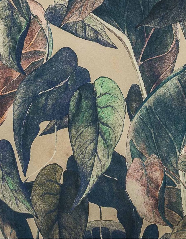 Текстильные обои Riviera, Ficus, цвет soft