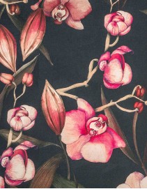 Текстильные обои Riviera, Orchidee, цвет expressive
